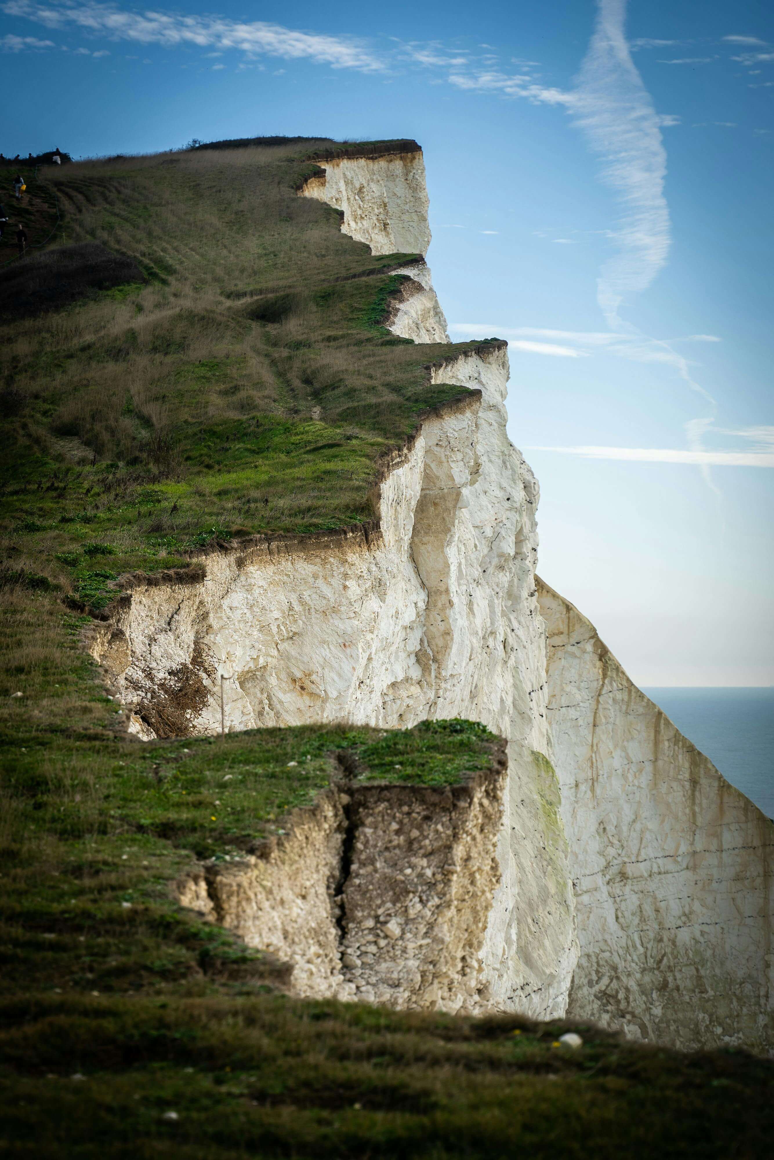 cliff by ocean