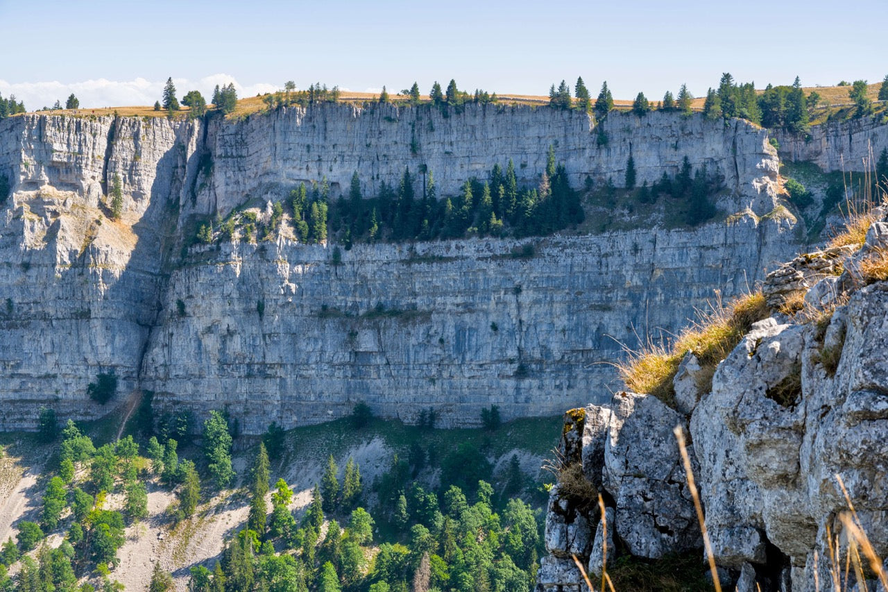cliffs and rocks