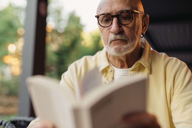 man reading