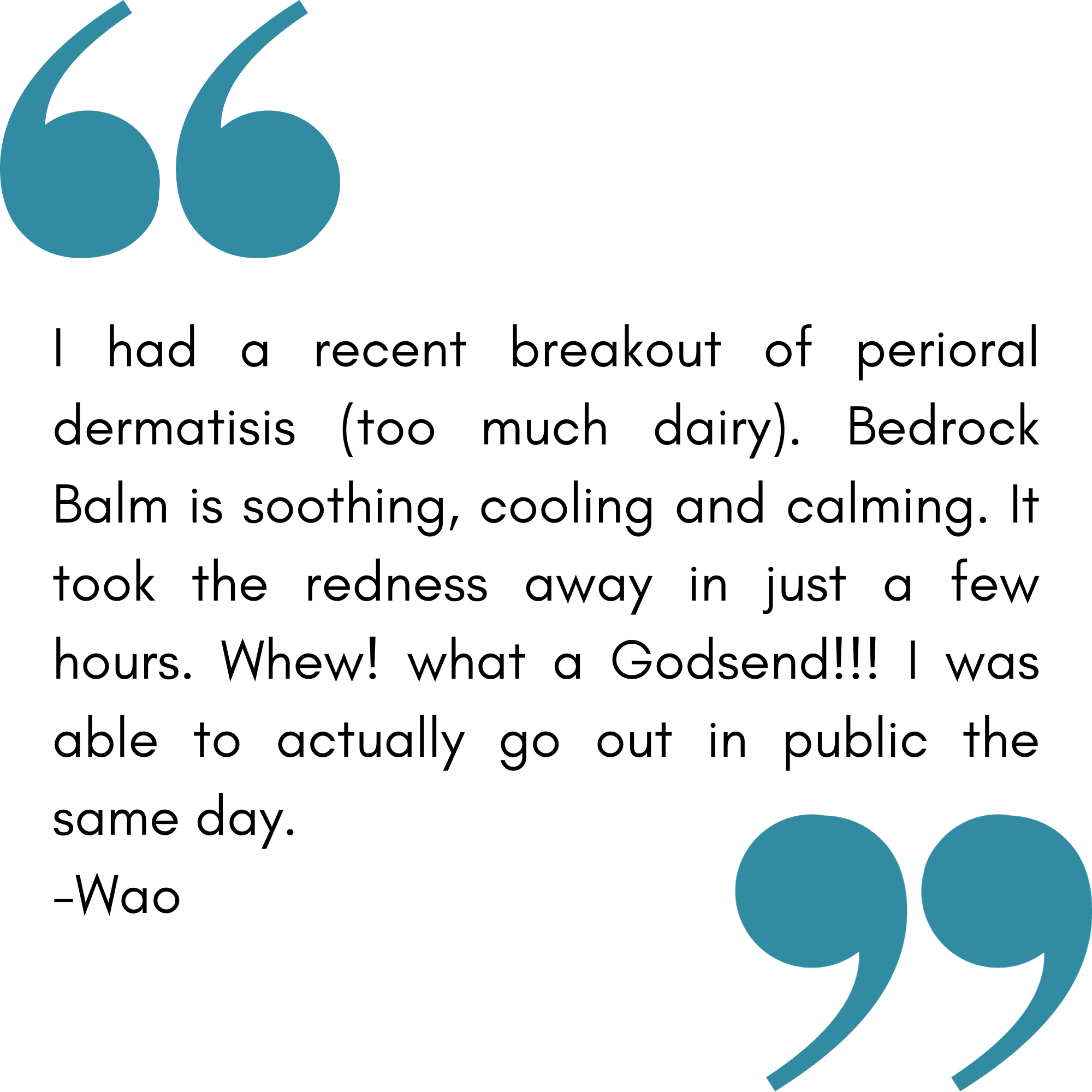 perioral dermatitis natural treatment bedrock balm