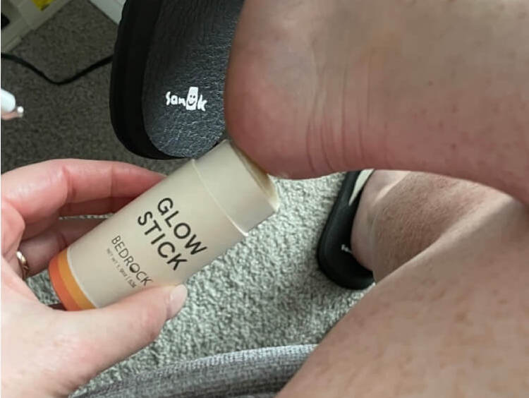 best cream for dry hard skin on feet glowstick bedrock zinc moisturizer