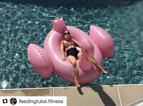 Hannah with Feeding Tube Fitness