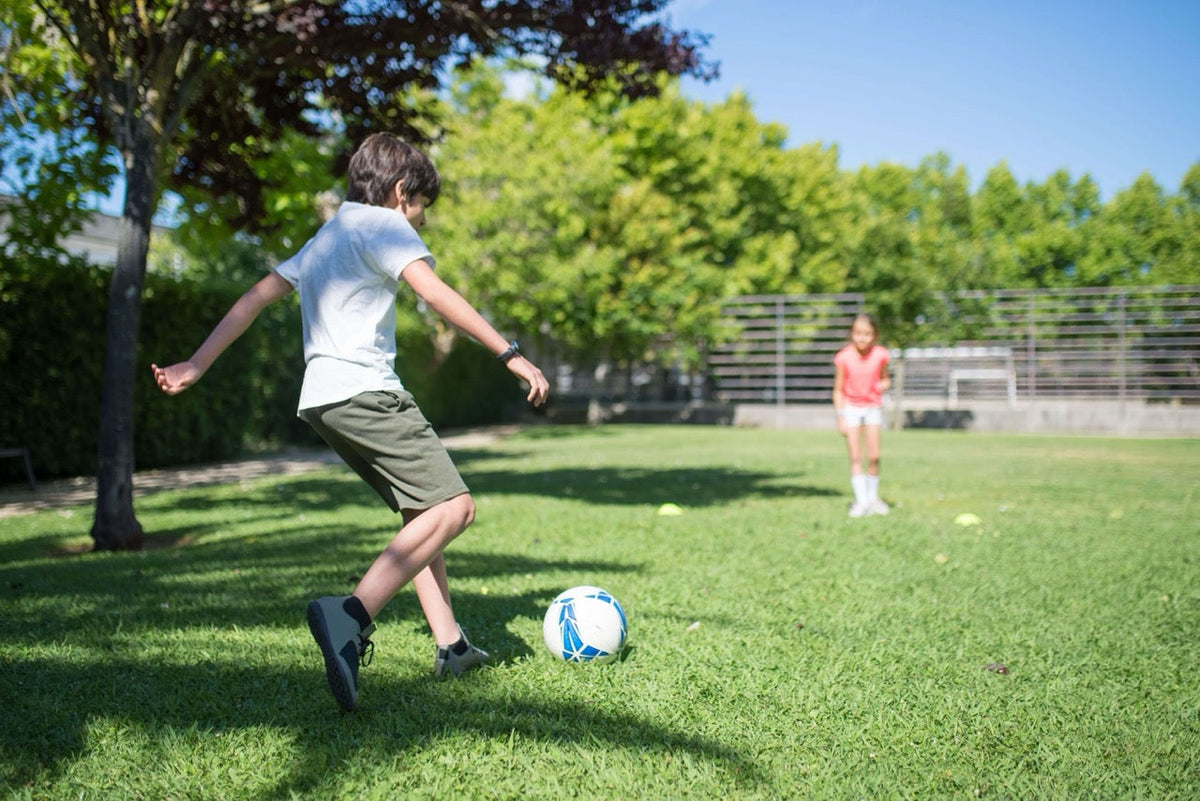 kids playing soccer