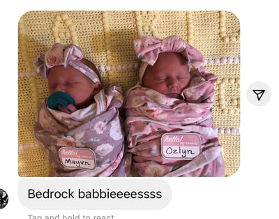 Newborn skin care | Meet the Bedrock twins!