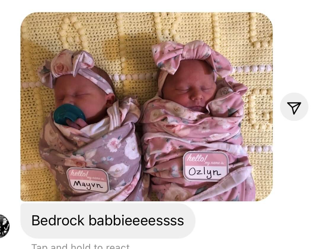 twin baby photo
