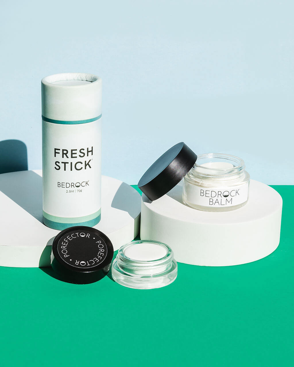 zinc skincare set bedrock calming skincare