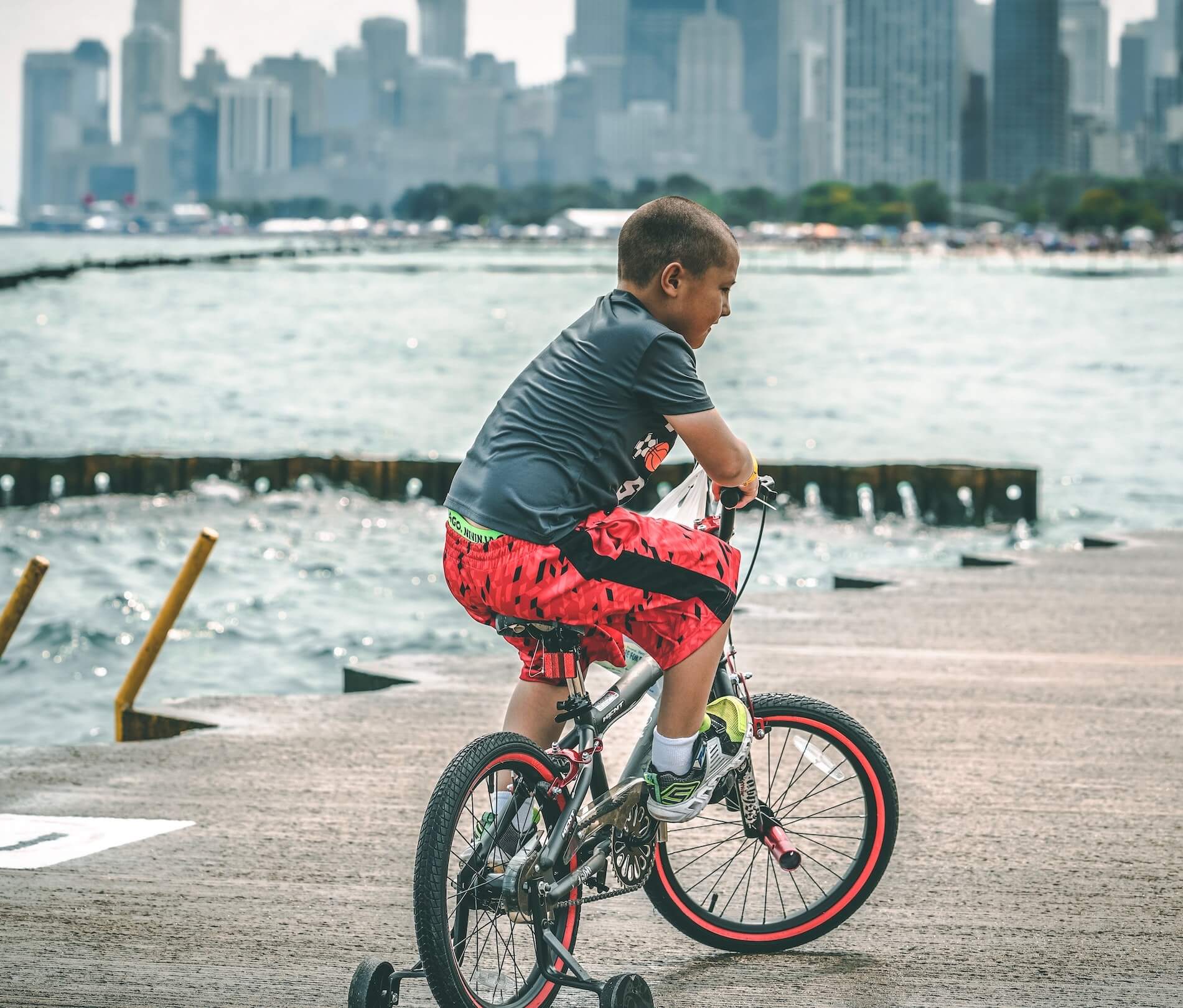zinc first aid cream bedrock balm kid riding bike