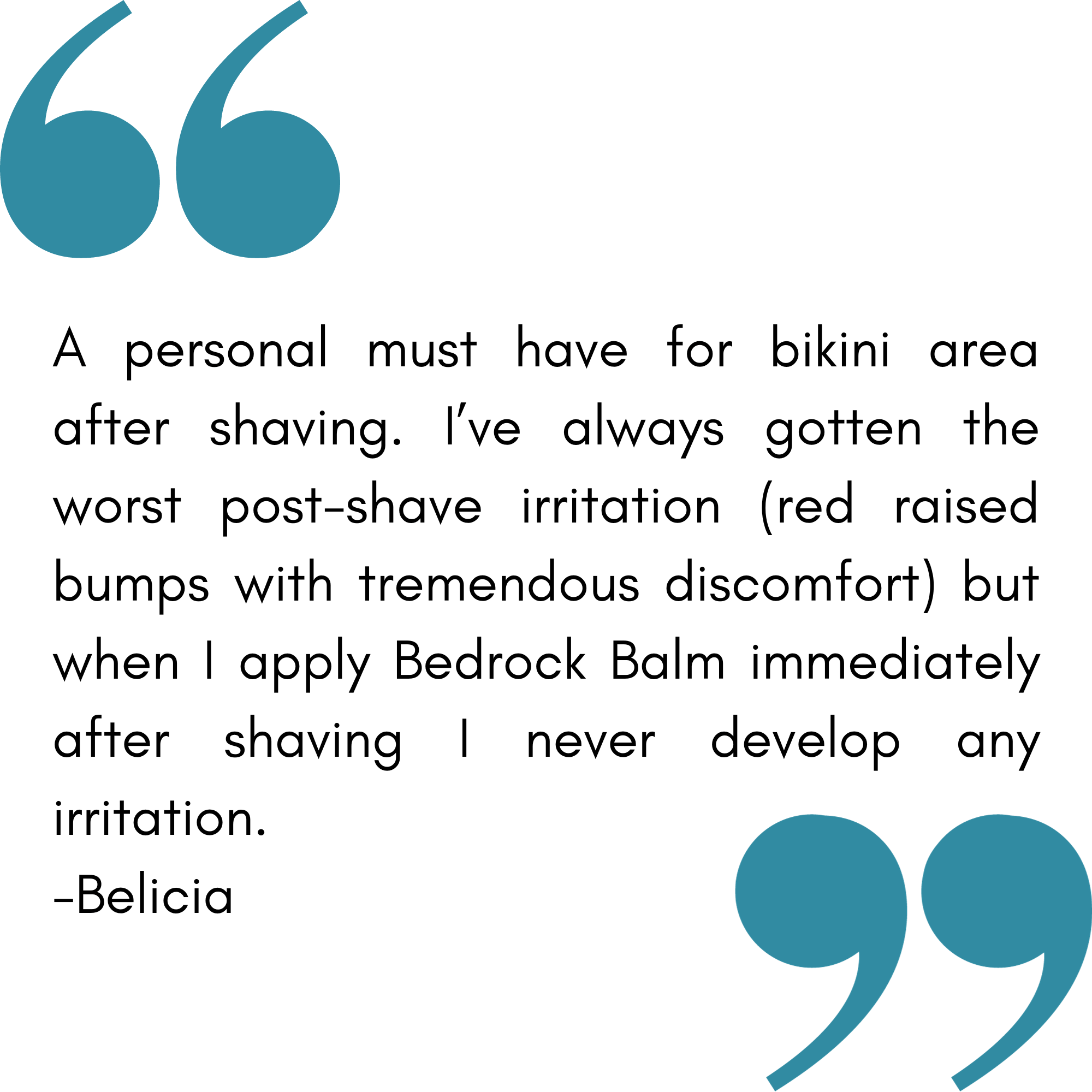best cream for razor bumps on bikini line bedrock balm